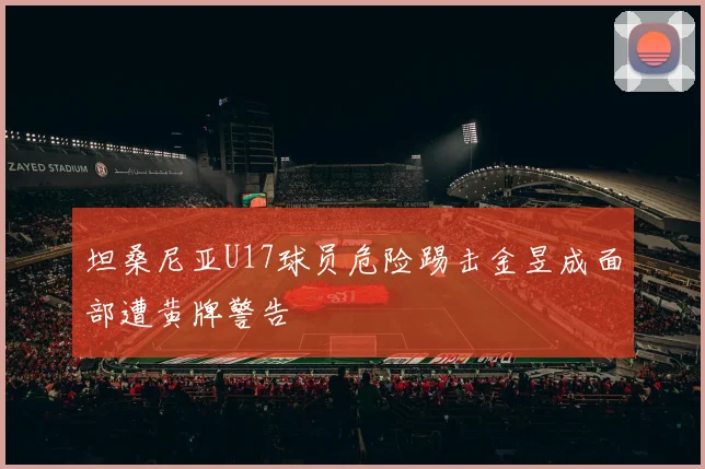 坦桑尼亚U17球员危险踢击金昱成面部遭黄牌警告